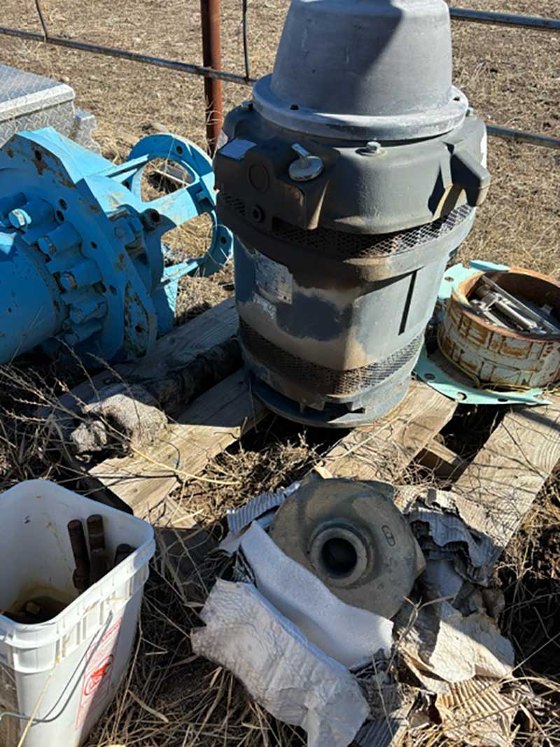 Used Goulds Short Coupled Turbine Pump With A 50hp Motor New Listing 